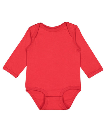 Rabbit Skins 4421 Infant Fine Jersey Long Sleeve Bodysuit